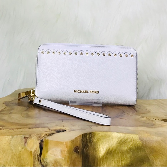 Michael Kors Handbags - Michael Kors Jet Set Studded Phone Case Wallet